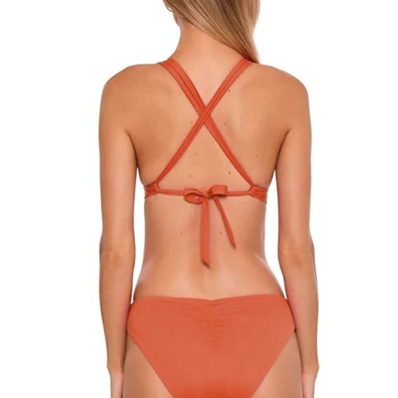 NWT Becca By Rebecca Virtue Ginger Color Code Ring Top SIZE LARGE - Picture 2 of 2